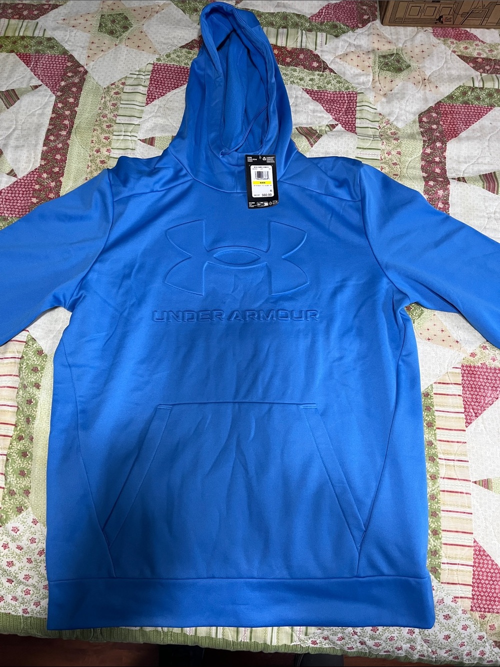 Under Armour Men’s Royal Blue Zip-Up Hoodie
